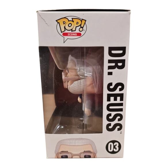 Funko Pop! Icons Vinyl: Dr. Seuss - Dr. Seuss #03 BOX Damage - Picture 4 of 11